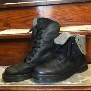 Women’s Dr Marten’s black combat boots